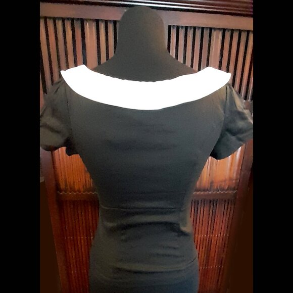 NEW - Banned Retro brand vintage style top, Black & White, XSmall - Picture 3 of 4